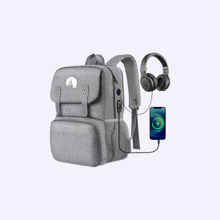 Mochila Perfeita para Parque - Cinza